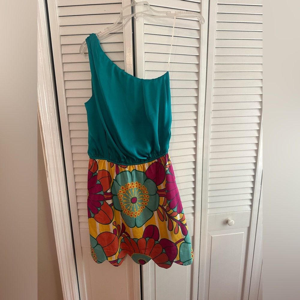 Judith March Blue Tiered Ruffled Sundress